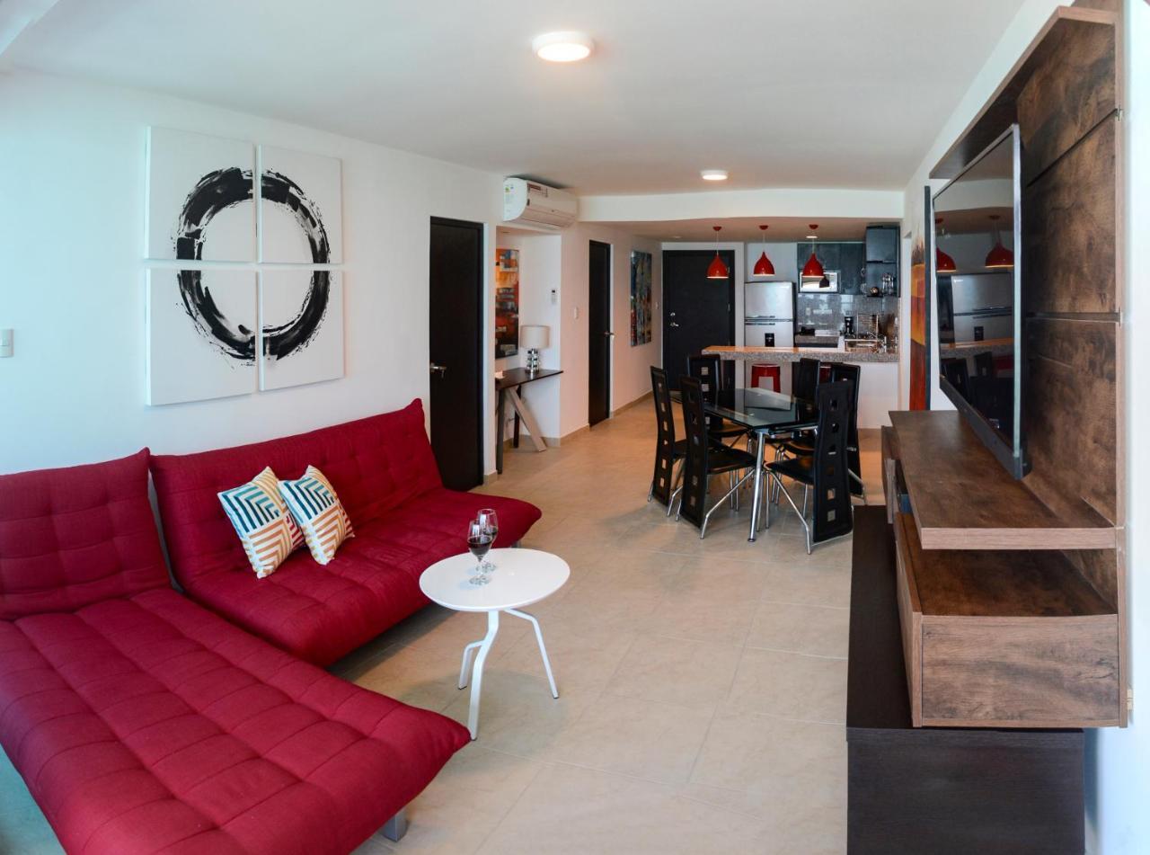 Lindo Departamento Al Pie De Playa Edificio Torre Oceanica Apartment Salinas  Exterior photo