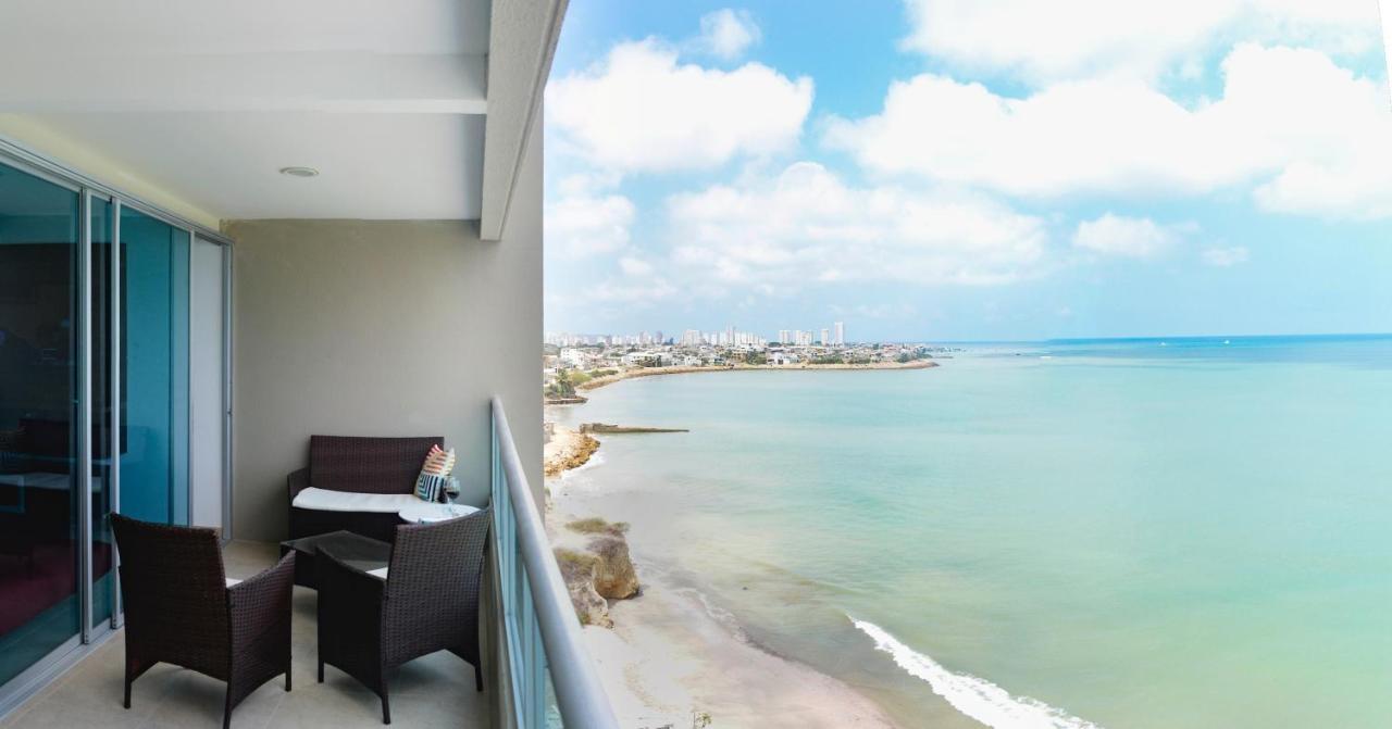 Lindo Departamento Al Pie De Playa Edificio Torre Oceanica Apartment Salinas  Exterior photo
