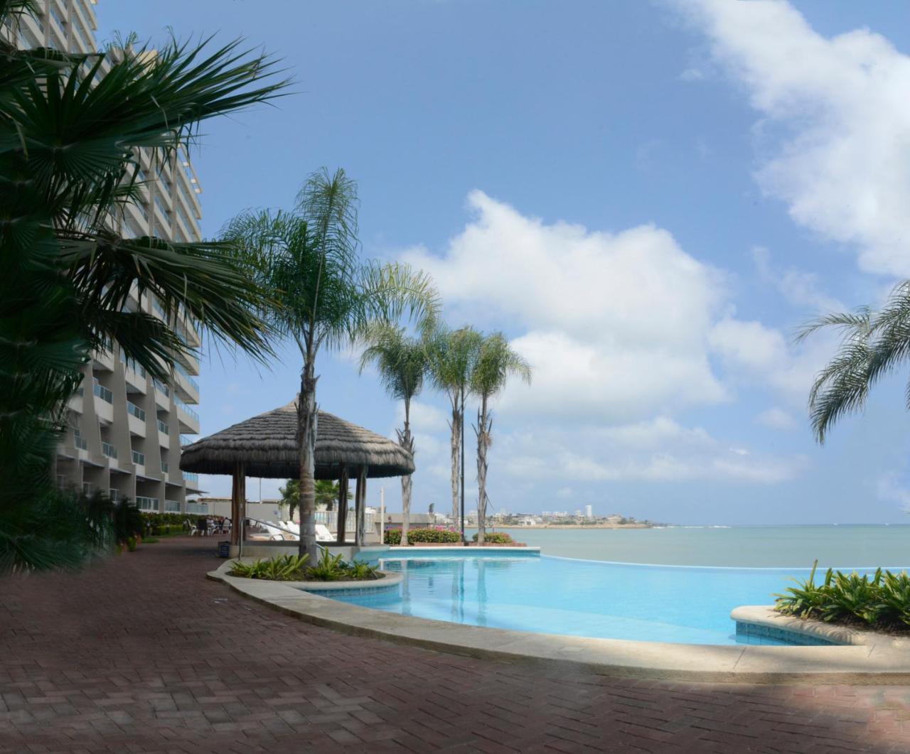 Lindo Departamento Al Pie De Playa Edificio Torre Oceanica Apartment Salinas  Exterior photo